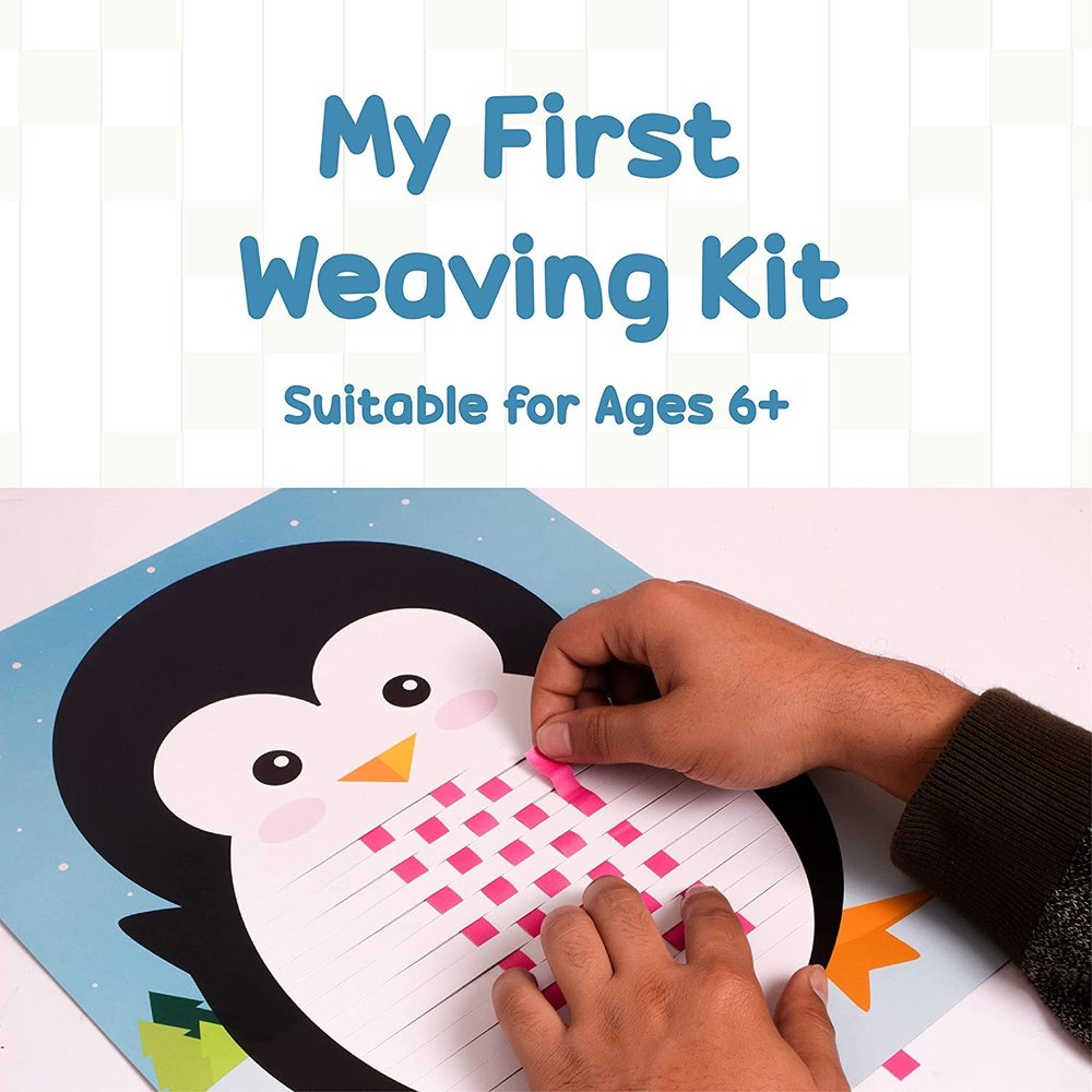 Handycrafts Paper Weaving 4-Project Set 6Y+ – Multicolor