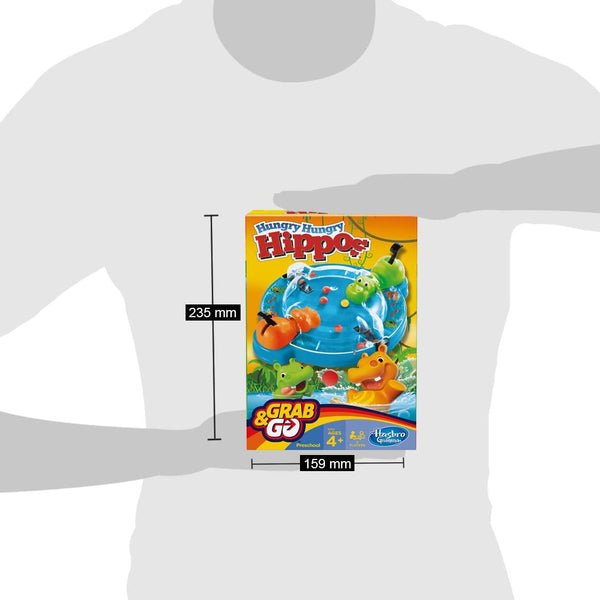 Hasbro Gaming Hungry Hungry Hippos Grab & Go