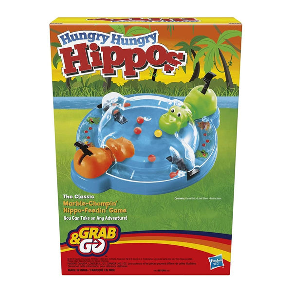 Hasbro Gaming Hungry Hungry Hippos Grab & Go