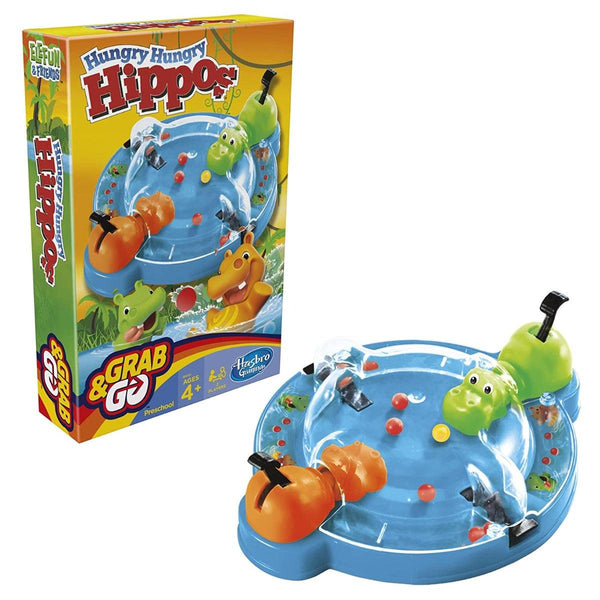 Hasbro Gaming Hungry Hungry Hippos Grab & Go