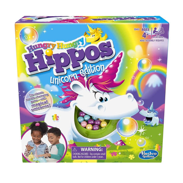 Hasbro Gaming Hungry Hungry Hippos Unicorn