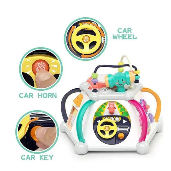 Hola 15-in-1 Discover Activity Cube: Interactive Toy for Toddlers