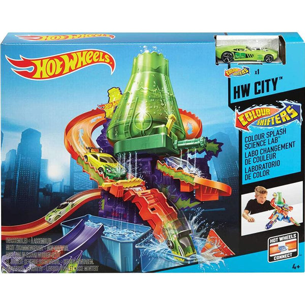 Hot Wheels Color Shifters Splash Science Lab Playset