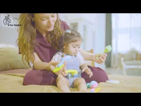 R For Rabbit Orapple Jingle Joy BPA-Free Rattle Set