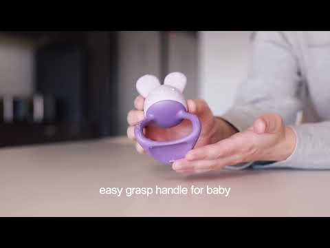 B.box Chill + Fill Teether - Peony Purple-3M+