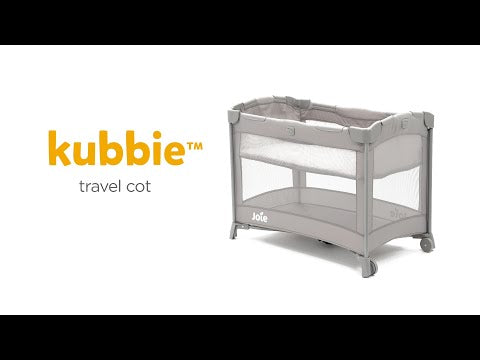 Joie kubbie Compact Travel Cot - Coal