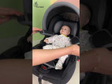R For Rabbit Picaboo Sportz 3-in-1 Convertible Carry Cot Pure Black