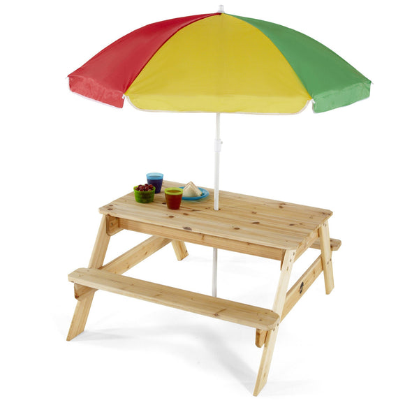 Plum Play Children's Picnic Table with Parasol