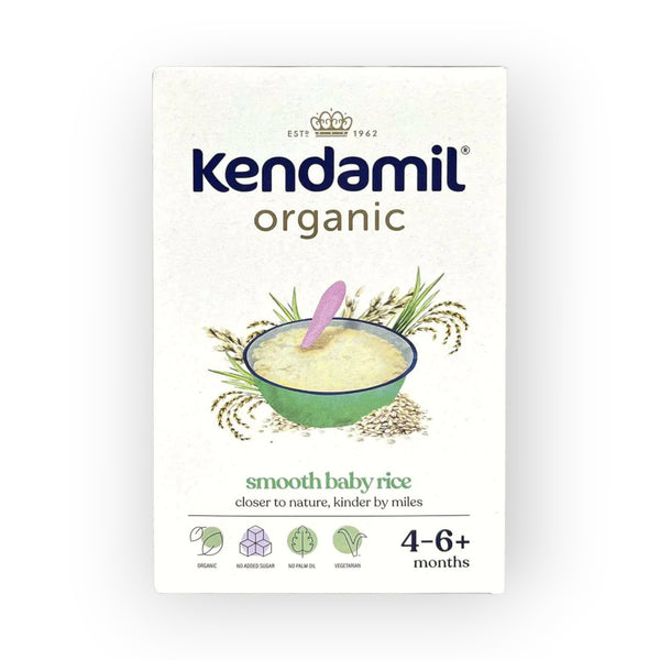 Kendamil Organic Smooth Baby Rice, 4-8 Months
