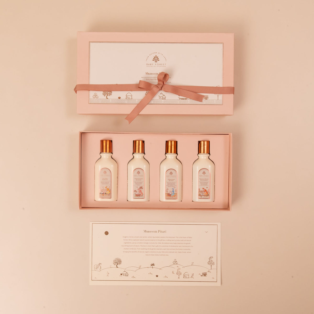 Baby Forest Maasoom Pitari 4-Piece Baby Care Gift Set