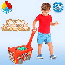 Sunta Fire Engine Trolley Building Blocks 30 Pieces 18M+