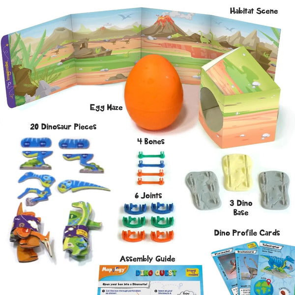 imagimake Mapology Dino Quest