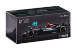 Bburago 2024 Mercedes AMG W15 F1 Car With Acrylic Box #44 Lewis Hamilton 1/24