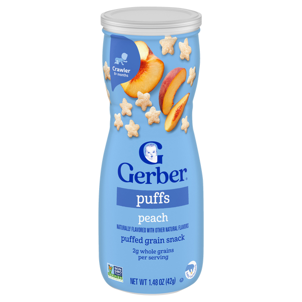 Gerber- Peach puffs