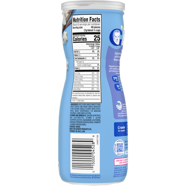 Gerber Vanilla puffs