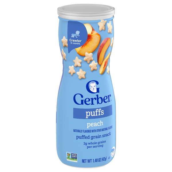 Gerber- Peach puffs