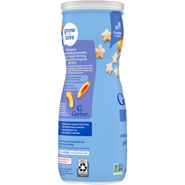 Gerber- Peach puffs