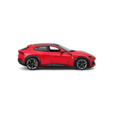 Bburago 1:24 Ferrari Purosangue Diecast Model Car with Display Case – Red