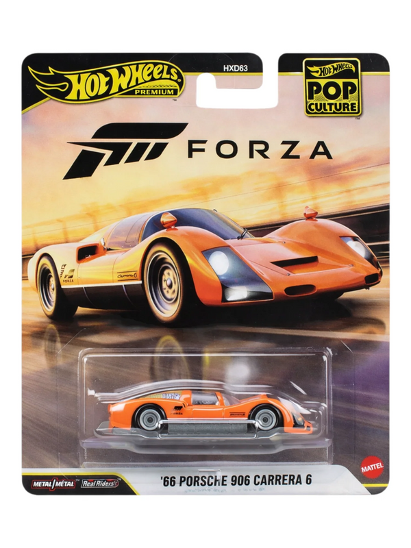 Hot Wheels Imported Premium Pop Culture Die Cast Car - Forza 66 Porsche 906 Carrera 6