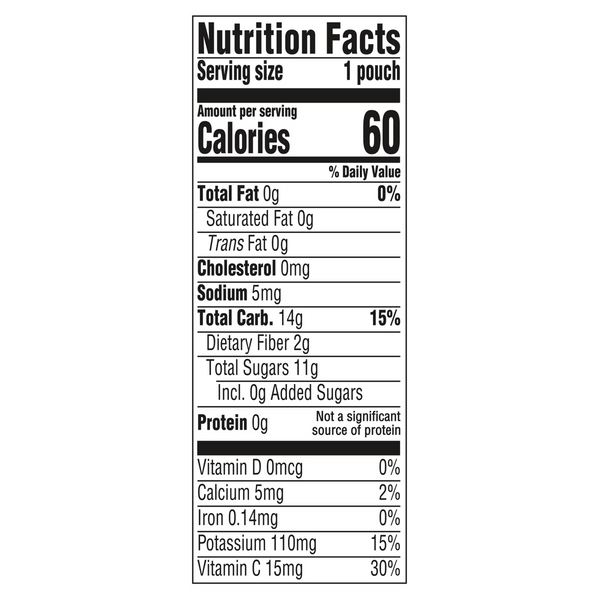 Gerber Apple Pear Peach Pouch