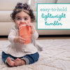 Infantino My 1st Tumbler Silicone 9oz - Pink 260ML