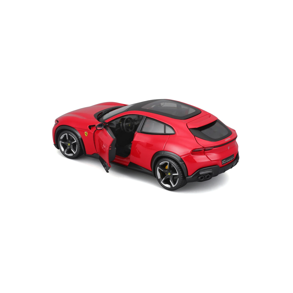 Bburago 1:24 Ferrari Purosangue Diecast Model Car with Display Case – Red