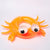 SUNNYLIFE Kids Pool Ring Sonny The Sea Creature - Neon Orange