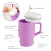 Infantino My 1st Tumbler Silicone 9oz - Lilac 260ML