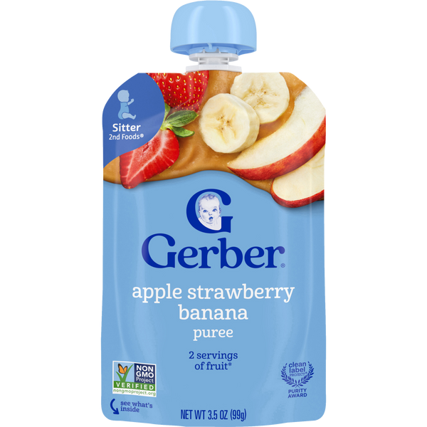 Gerber Apple Strawberry Banana Pouch