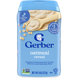 Gerber Grain & Grow Oatmeal Cereal for Babies – 227g Infant Cereal