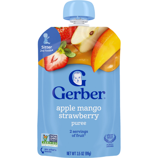 Gerber Apple Mango Strawberry Pouch