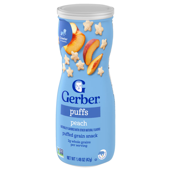 Gerber- Peach puffs