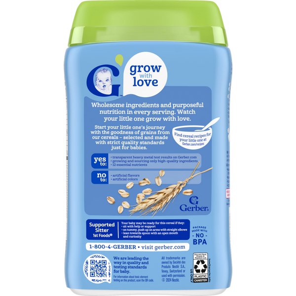 Gerber Organic Oatmeal Cereal