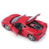 Bburago 1:24 Ferrari 488 GTB Licensed Diecast Scale Model Car