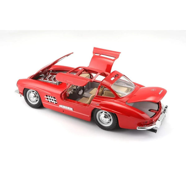 Bburago 1:24 1954 Mercedes-Benz 300 SL Red Licensed Diecast Scale Model Car