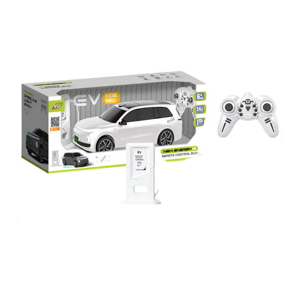 XY New Energy SUV Remote Control Car with Sounds 655-72 Ags 6+ White