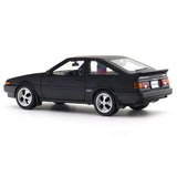 Maisto 1:24 Toyota Sprinter Trueno AE86 Matte Black Licensed Diecast Scale Model Car