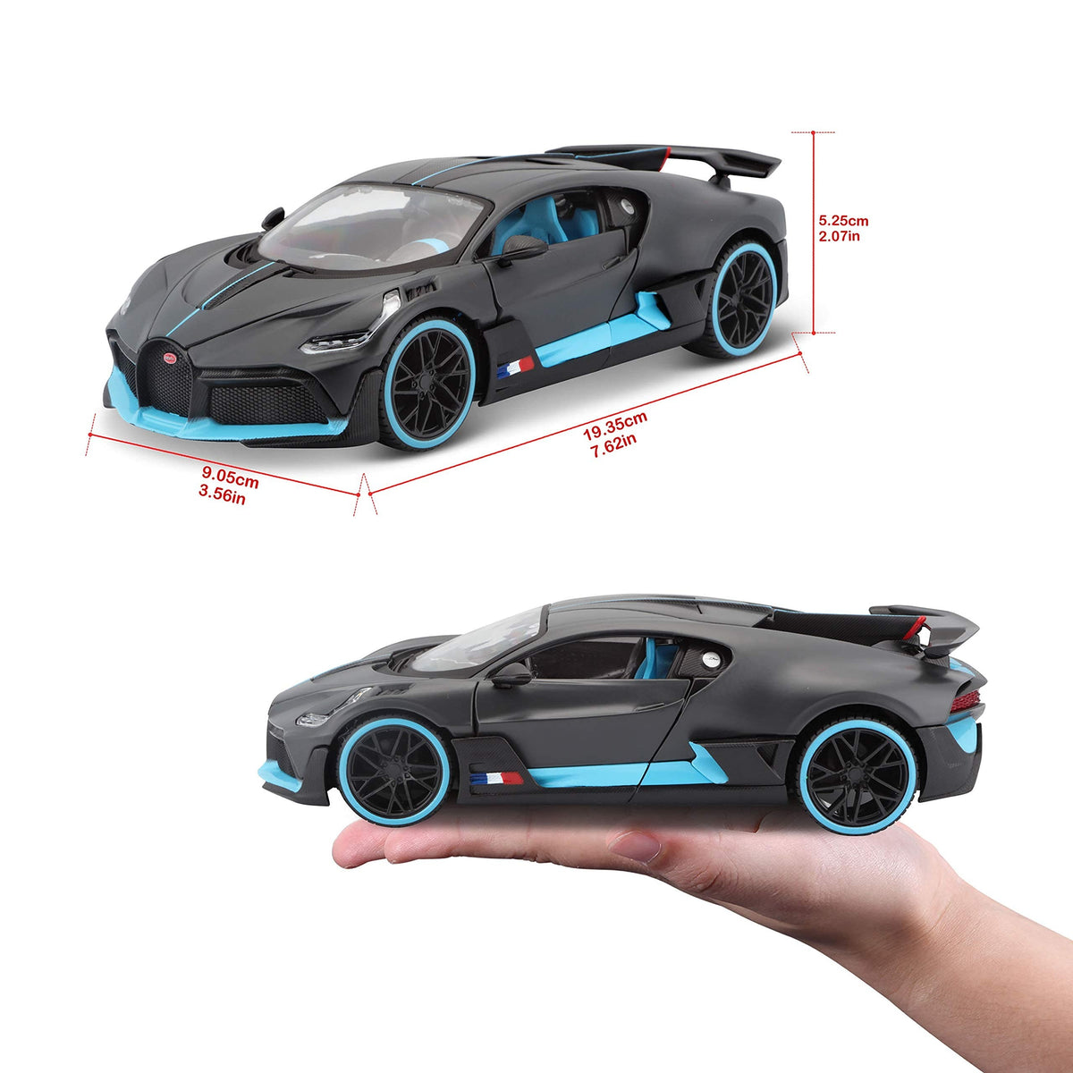 MAISTO BUGATTI DIVO DIE-CAST MODEL CAR 1:24 WHITE