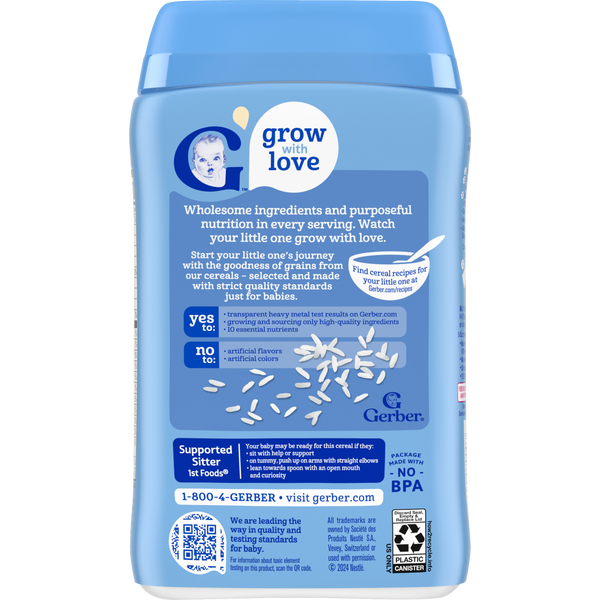 Gerber Wholegrain Cereal For Babies - Rice