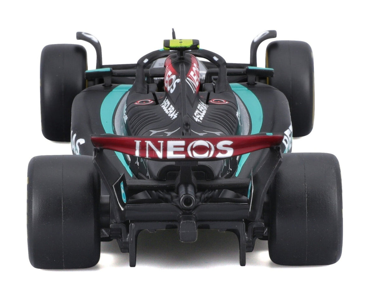 Bburago 2024 Mercedes AMG W15 F1 Car With Acrylic Box #44 Lewis Hamilton 1/24