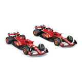 Bburago 1/43 Ferrari SF-24 Set of 2 Formula 1 Models #16 Charles Leclerc & #55 Carlos Sainz