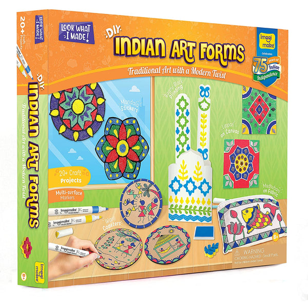 Imagimake Indian Art Forms – DIY Craft Kit For Kids