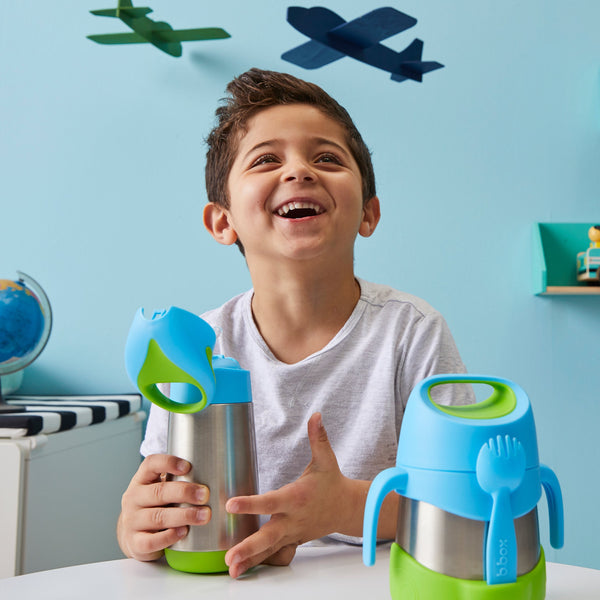 B Box Insulated Drink Bottle Sipper 350 Ml - Ocean Breeze