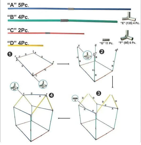 Itoys Frozen Theme Play Tent