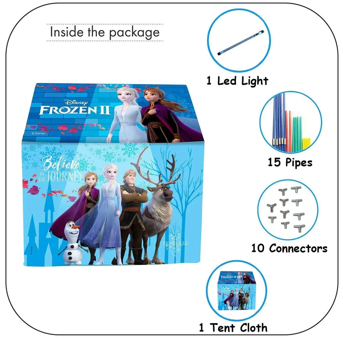 iToys Frozen Theme Play Tent One Size Blue