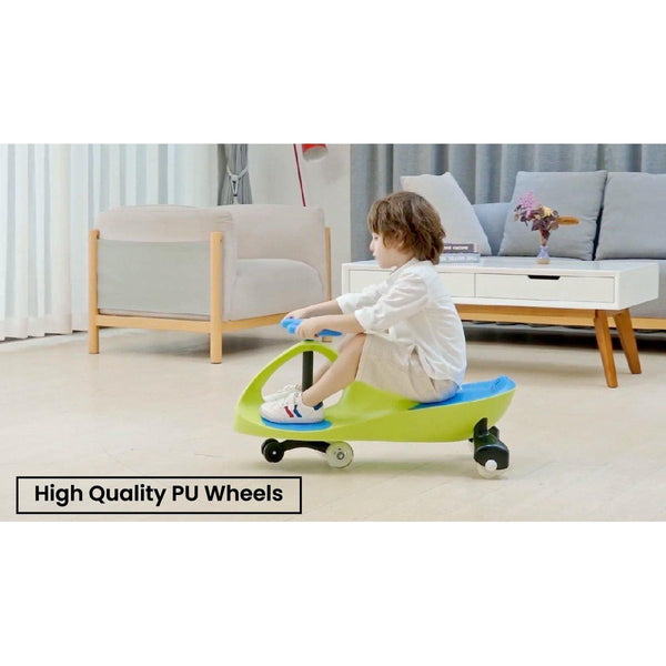 R For Rabbit Swing Car Iya Iya Green Blue