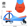 R For Rabbit Swing Car Iya Iya Blue Red