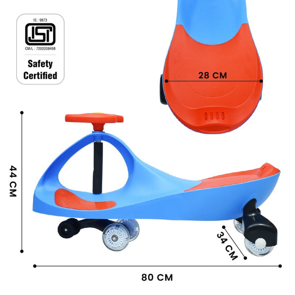 R For Rabbit Swing Car Iya Iya Blue Red