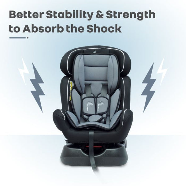 R For Rabbit Car Seat Jack N Jill Grand Black Grey