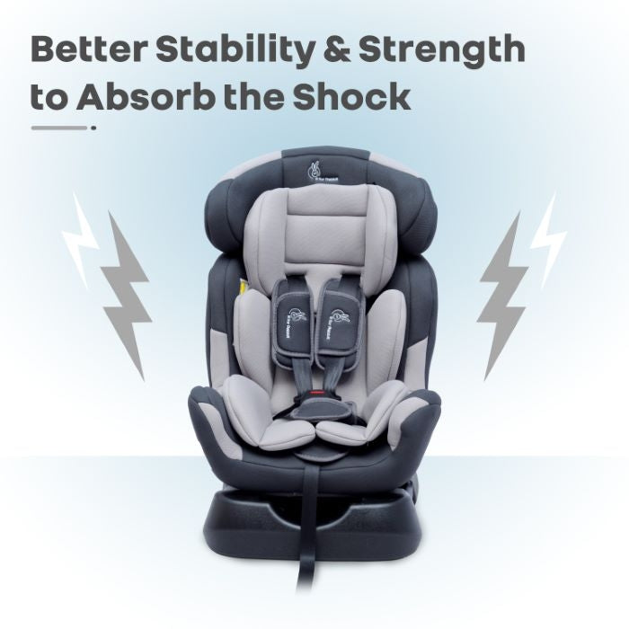 R For Rabbit Car Seat Jack N Jill Grand Grey
